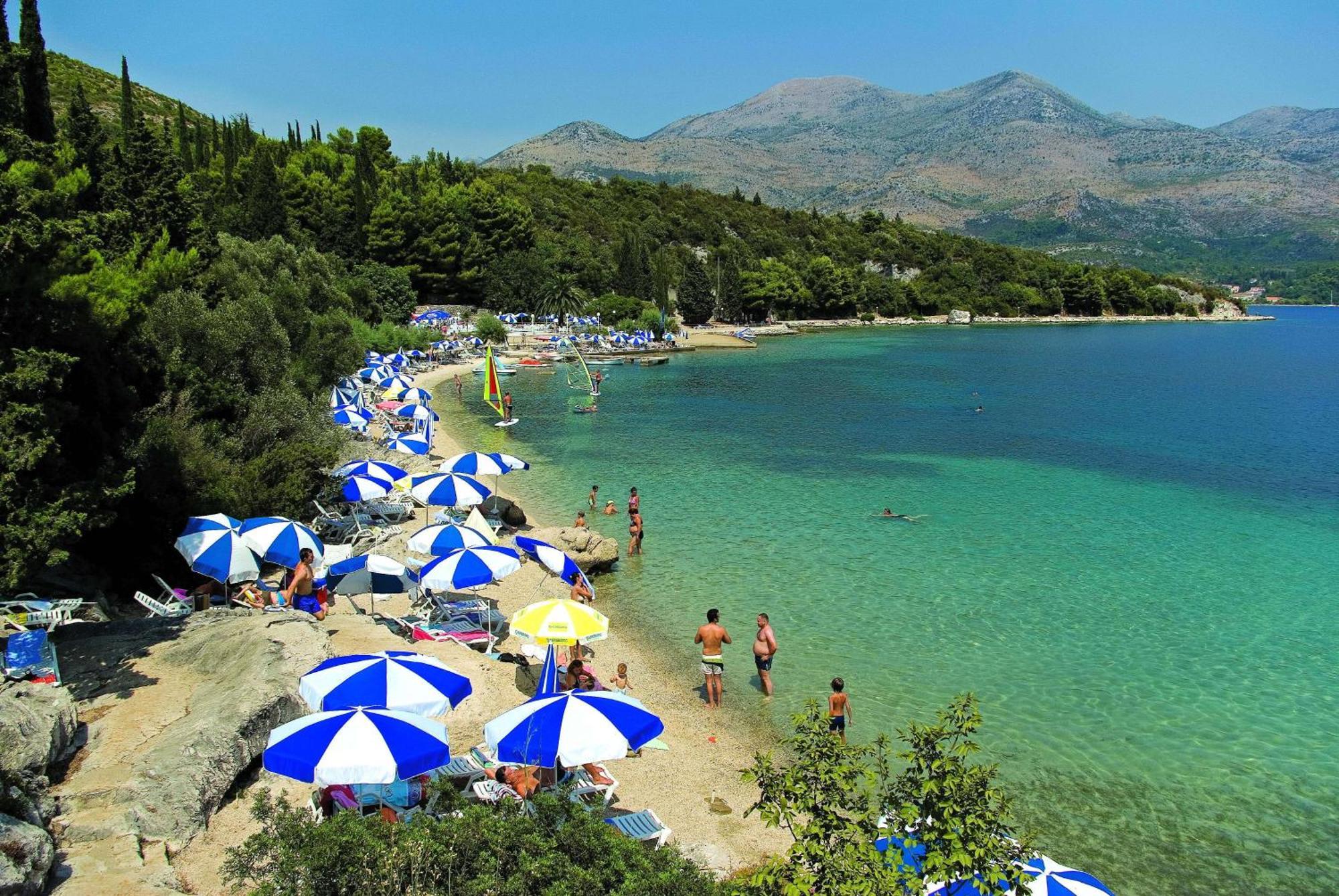 Hotel Osmine Slano Bagian luar foto